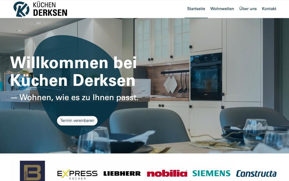 Website Küchen Derksen